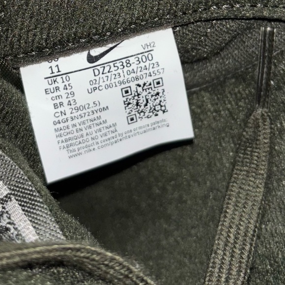 Men's Nike Dunk Low Retro PRM Sequoia/Sequoia-Lt Orewood Brown size 11 - Picture 8 of 9